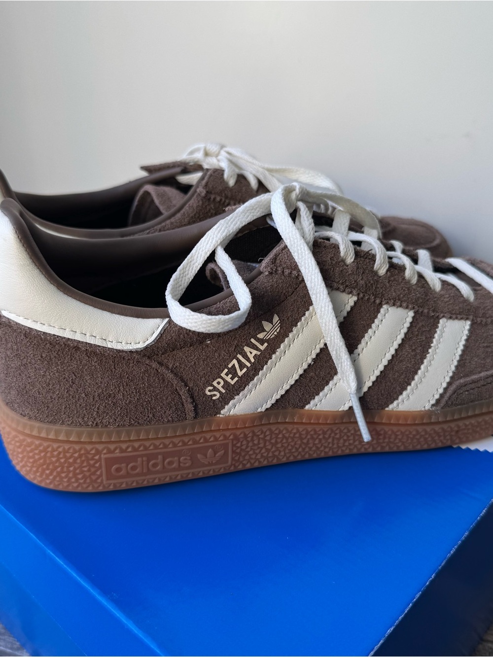 Addidas Chocolate Brown Suede Spezial Sneakers size 8 - Picture 5 of 10